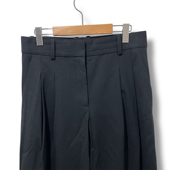 COS Wool Pleated Wide Leg Pants Sz- 6 Old Money DarkAcademia CorporateGirl Hygge - Picture 6 of 16